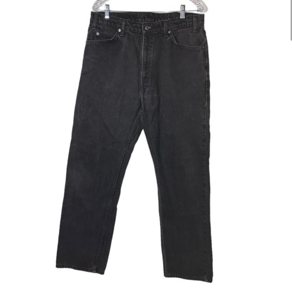 Levi’s Size 33/32 Regular Men’s Black Levi’s 505 - Picture 2 of 6